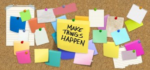 Make things Happen postits