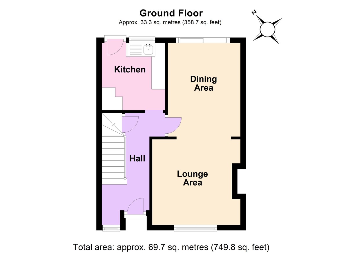 3 bedroom property for sale in Pytchley Road, Rushden, NN10 9XB