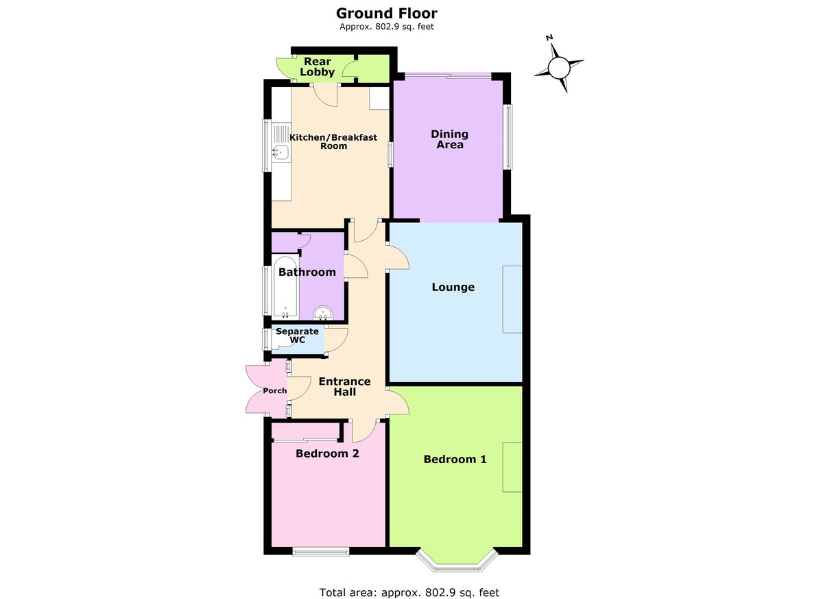 2 bedroom property for sale in Knightlands Road, Irthlingborough, NN9 5SU