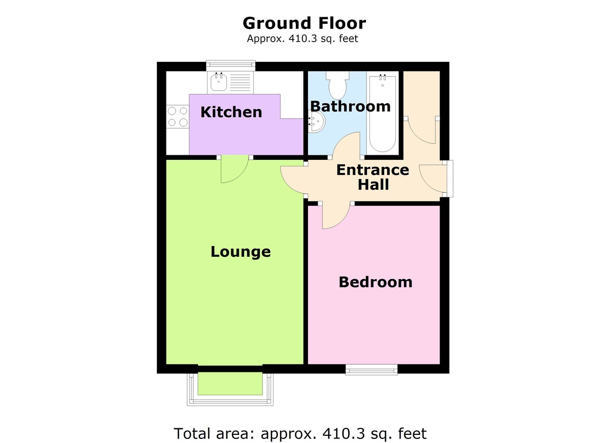 1 bedroom property for sale in St. Peters Way, Irthlingborough, NN9 5SD