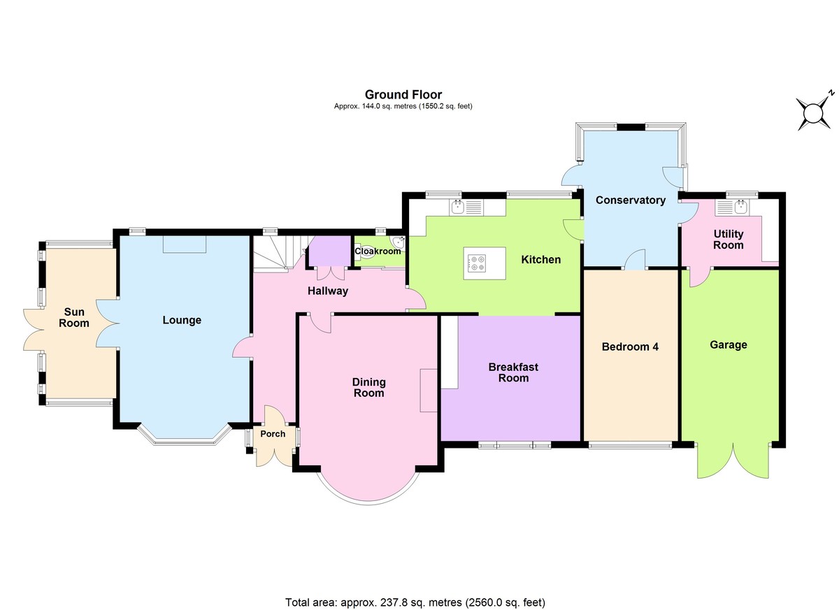 5 bedroom property for sale in Northampton Road, Wellingborough, NN8 3LS