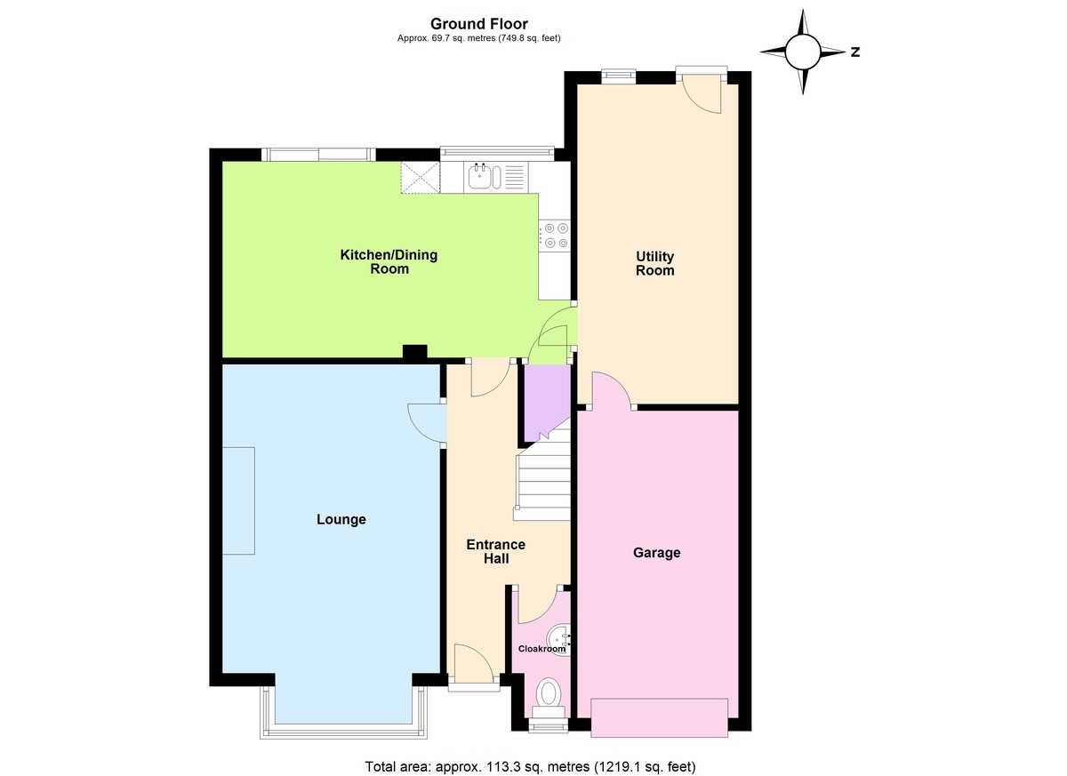 3 bedroom property for sale in Moorlands, Wellingborough, NN8 5QS