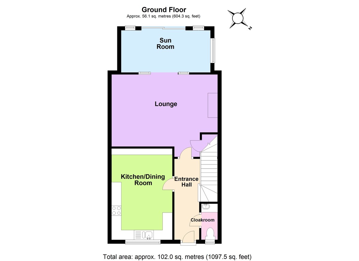 3 bedroom property for sale in Snowdrop Close, Raunds, NN9 6GN