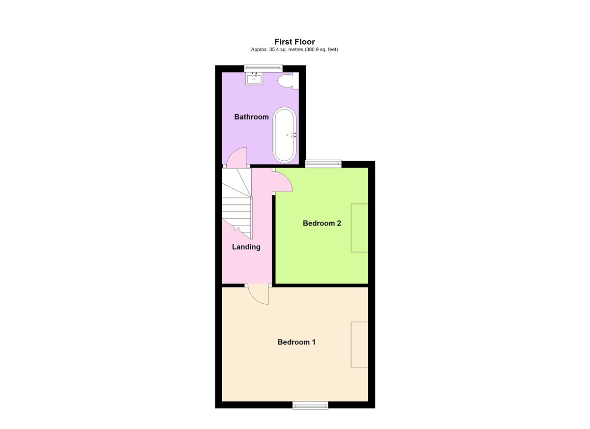 2 bedroom property for sale in St. Michaels Lane, Wollaston, NN29 7QH