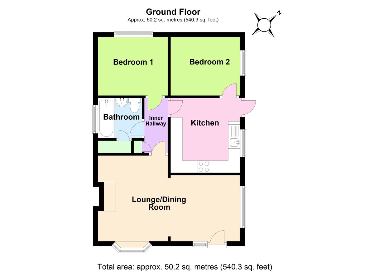2 bedroom property for sale in Kingsmead Park, Rushden, NN10 0NF