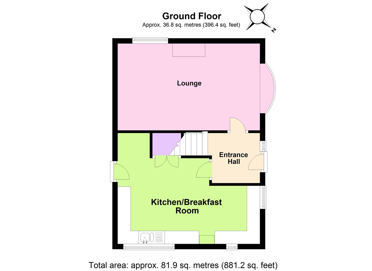 3 bedroom property for sale in Brook Vale, Wilby, NN8 2UJ