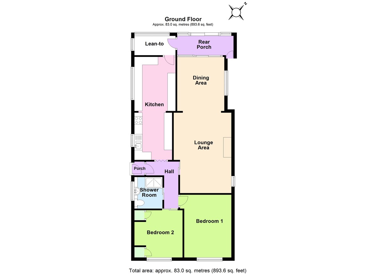 2 bedroom property for sale in Hall Avenue, Rushden, NN10 9ET