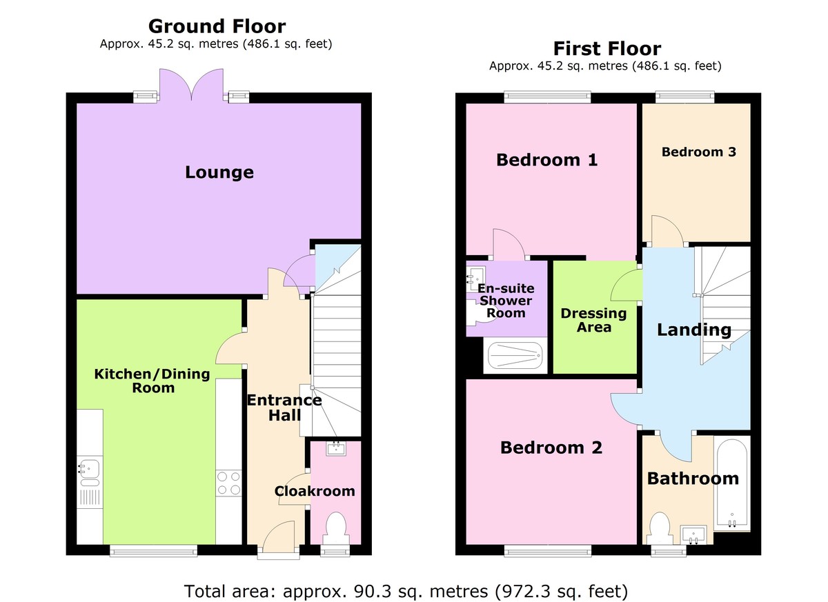 3 bedroom property for sale in Pentelow Way, Raunds, NN9 6XD