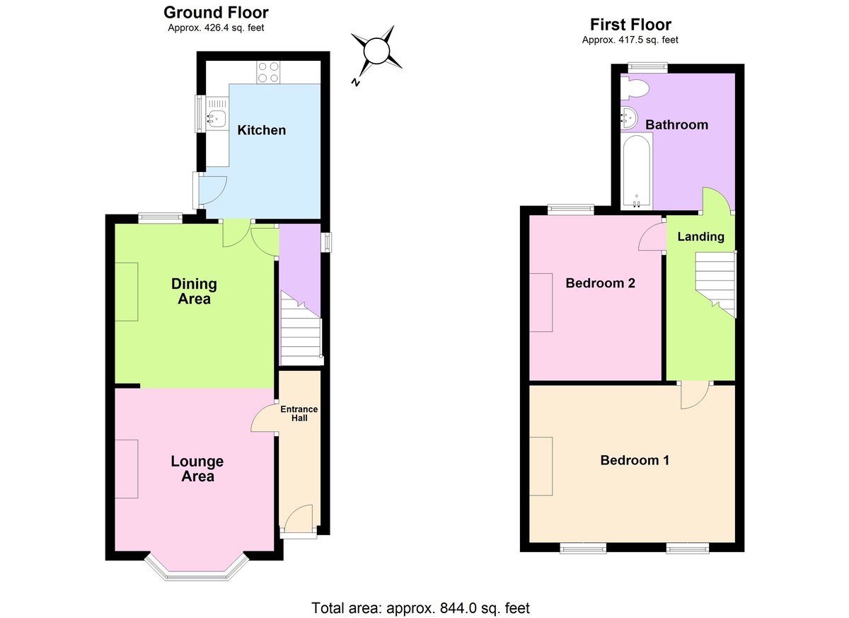 2 bedroom property for sale in High Street, Irthlingborough, NN9 5PU