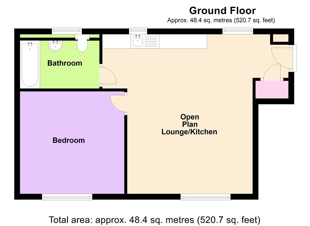 1 bedroom property for sale in Hughes Road, Wellingborough, NN8 1TH