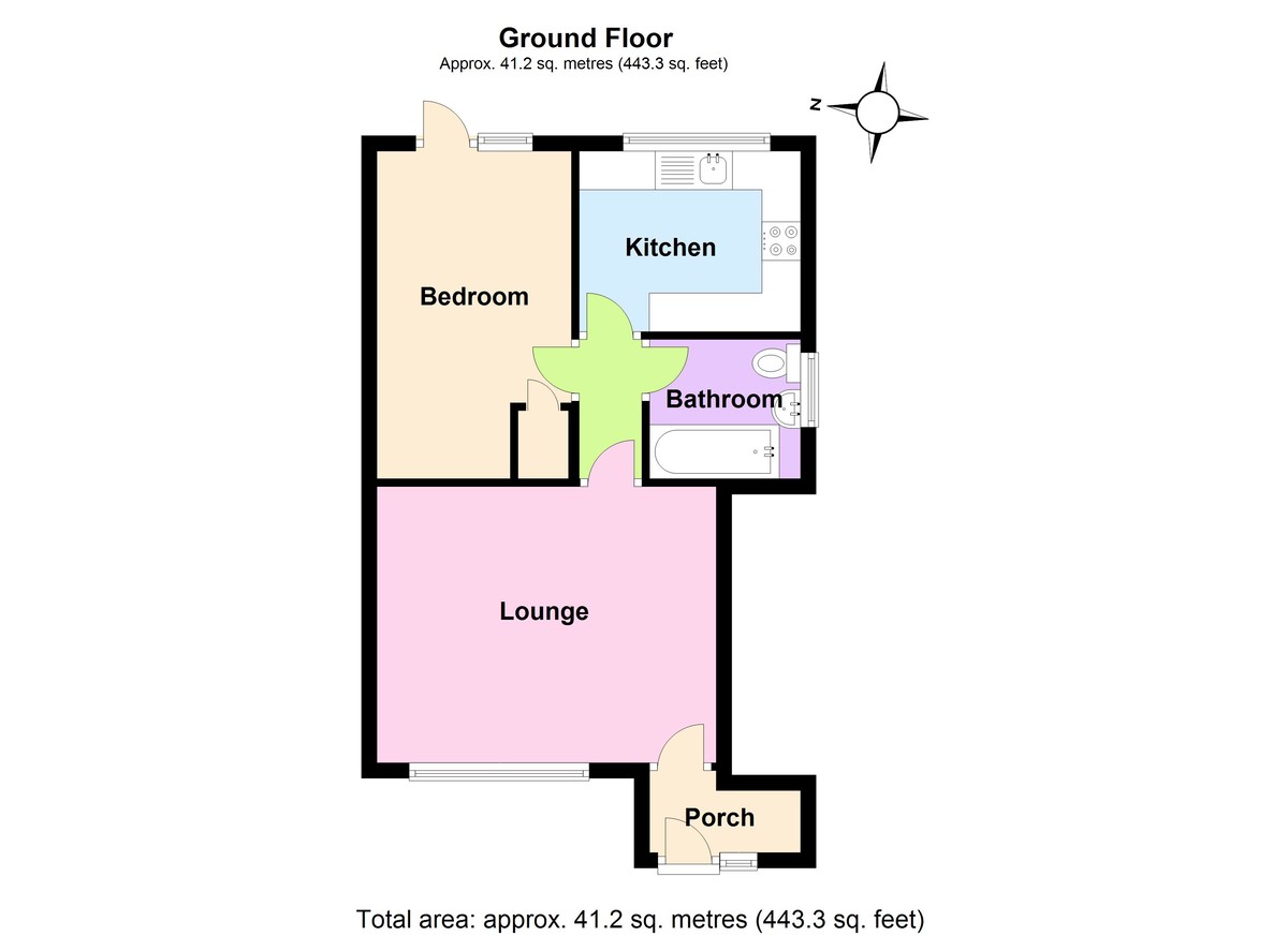 1 bedroom property for sale in Somerford Road, Wellingborough, NN8 5EZ